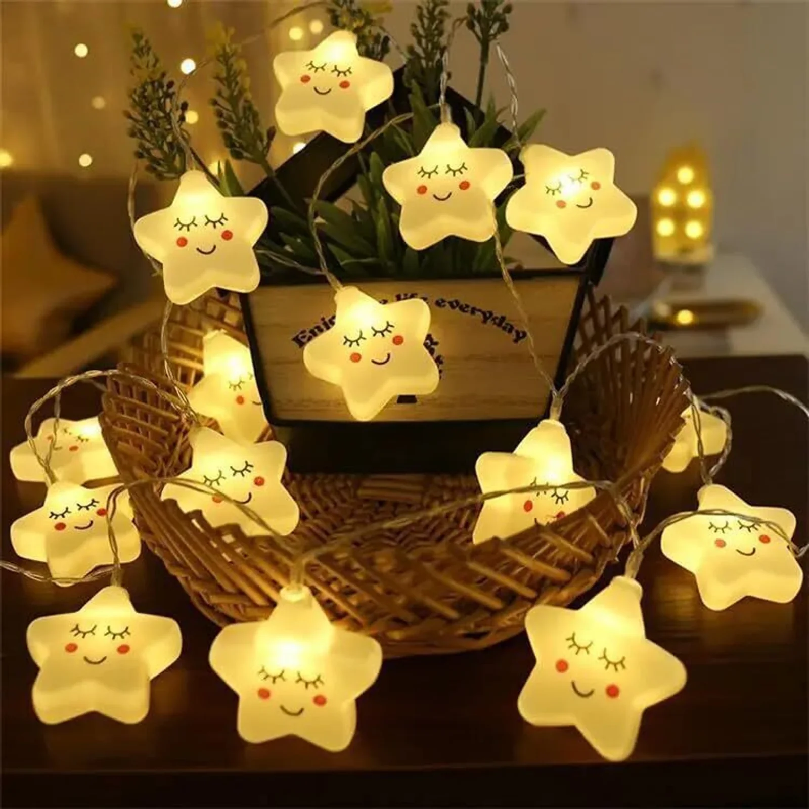 Trendx 14 LEDs 4 m Steady Star Rice Lights (Pack of 1)