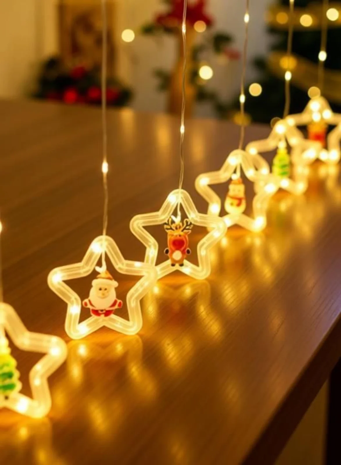 MANSAA 110 LEDs 0.5 m Yellow Flickering Star Rice Lights (Pack of 1)